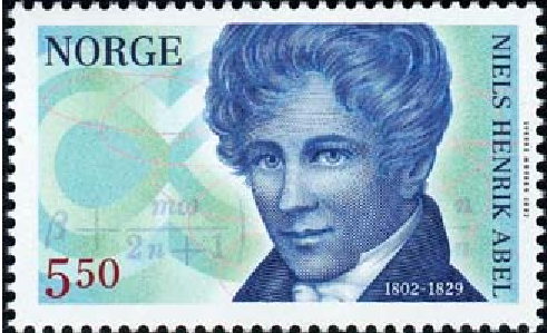 Norwegian Stamp honoring Abel