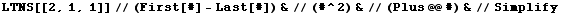 LTNS[[2, 1, 1]]//(First[#] - Last[#]) &//(#^2) &//(Plus @@ #) &//Simplify