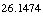 FormBox[26.1474, TraditionalForm]