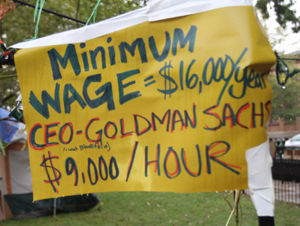 Goldman Sachs CEO Occupy Wall Street