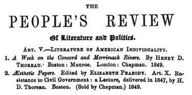 People's Review, 1850