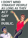 I don't mind straight people