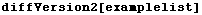 diffVersion2[examplelist]