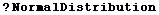? NormalDistribution